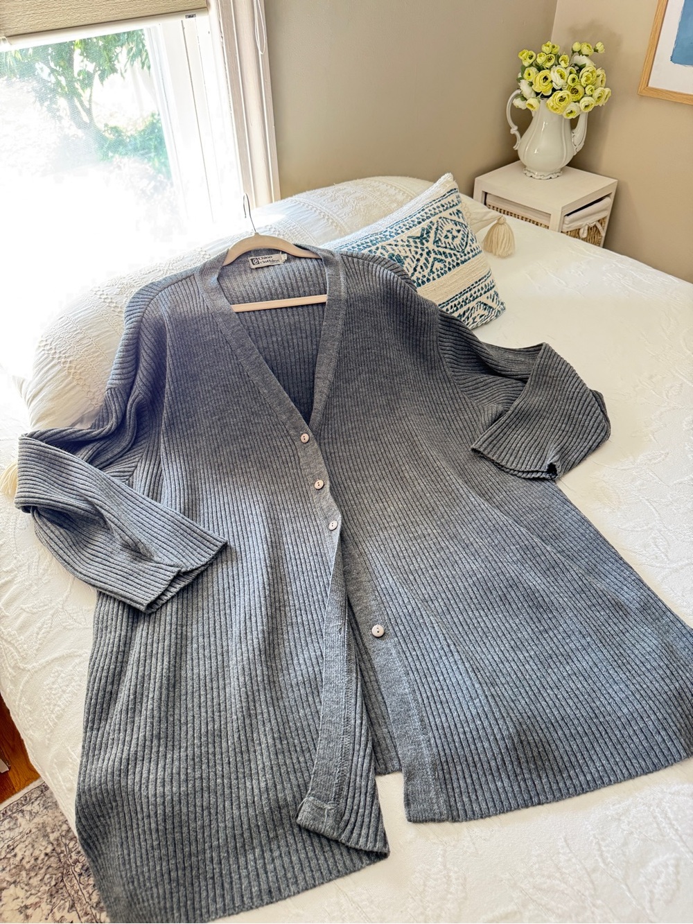 Plus Size Long Cardigan